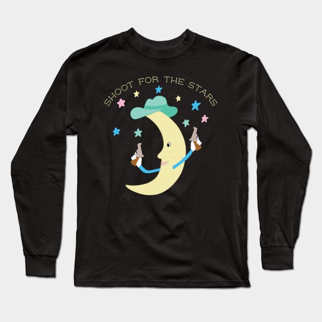 Shoot for the Stars Long Sleeve T-Shirt by Alissa Carin